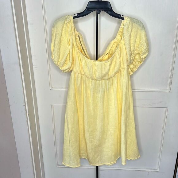 Princess Polly LET'S DANCE MINI DRESS Yellow Size 10 Nwot - Picture 2 of 5